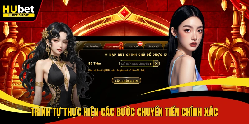 Trình tự thực hiện các bước chuyển tiền chính xác